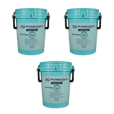 ISmart Bucket - 5 Gallon Bucket (No Lid) - Printed Lee Fisher Sports Logo