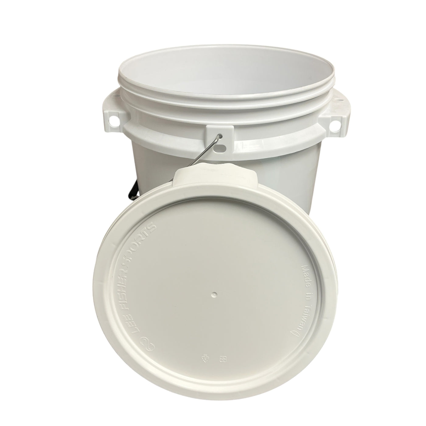 ISmart Bucket - 5 Gallon Metal Handle, Two Side Handle  Bucket with Lid