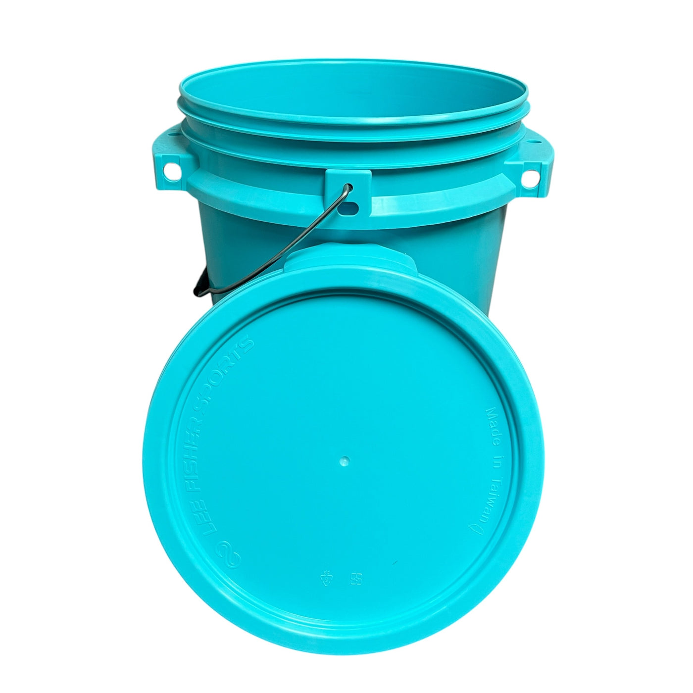 ISmart Bucket - 5 Gallon Metal Handle, Two Side Handle  Bucket with Lid