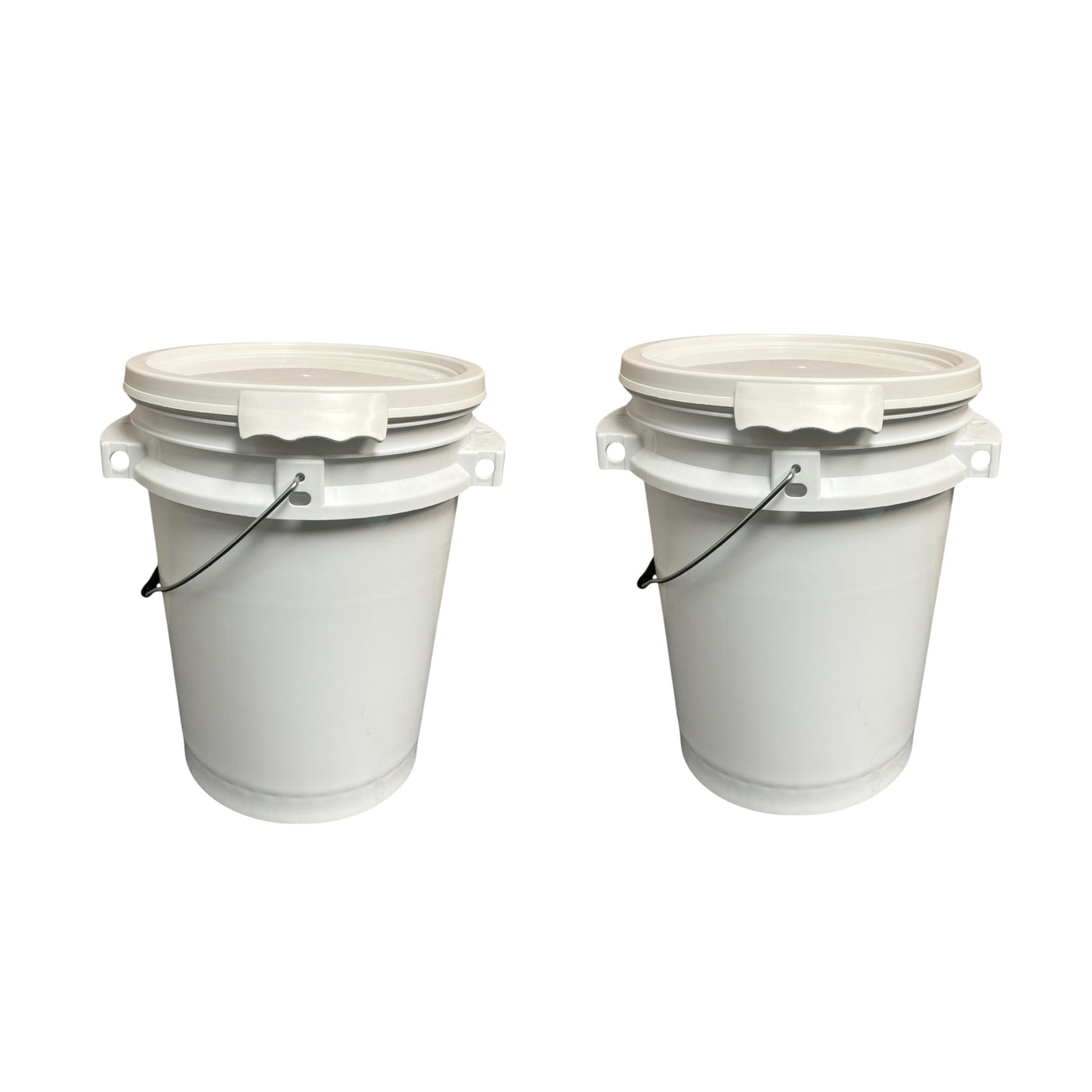 ISmart Bucket - 5 Gallon Metal Handle, Two Side Handle  Bucket with Lid