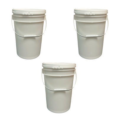 6 Gallon Bucket Plastic Handle with lid