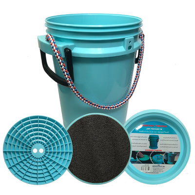 ISMART 5 Gallon bucket-Series Kit(Premium)-5 G. ISMART bucket, bucket station, padded seat, grit shield package