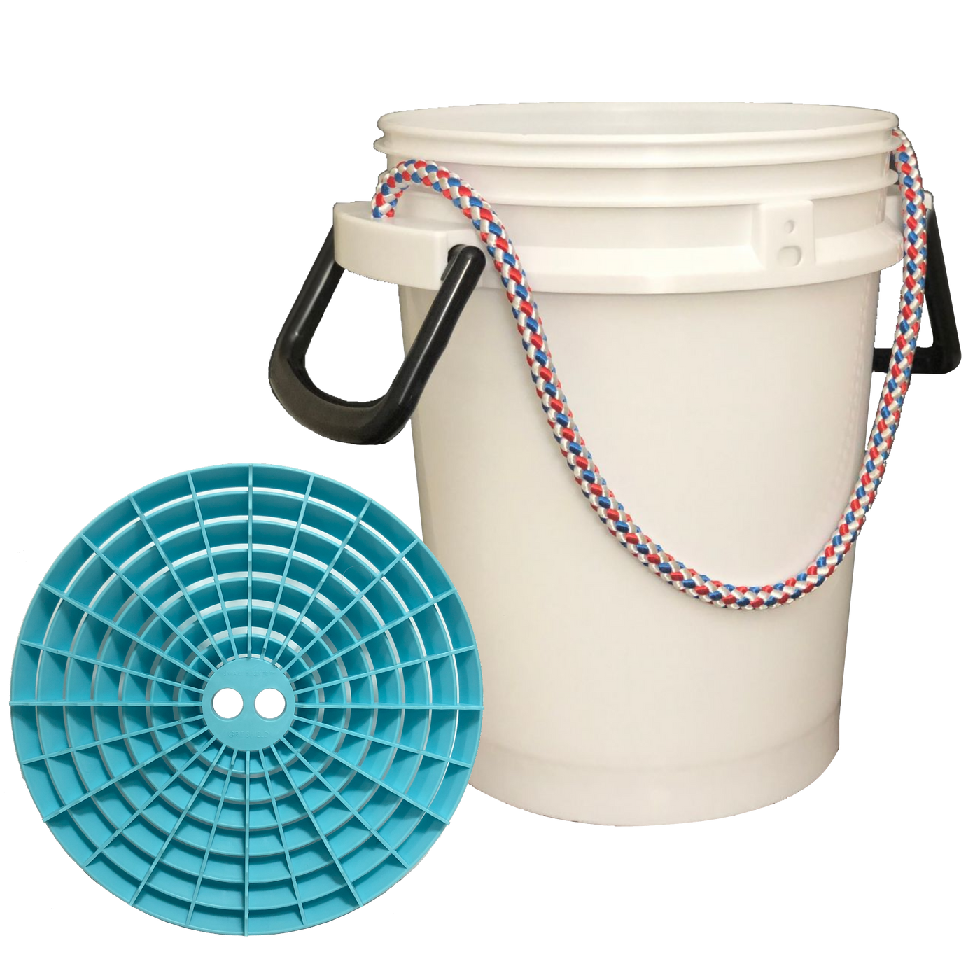 ISAMRT 5 Gallon bucket-Detailing Kit(Basic)-5 G. Ismart bucket with rope, grit shield