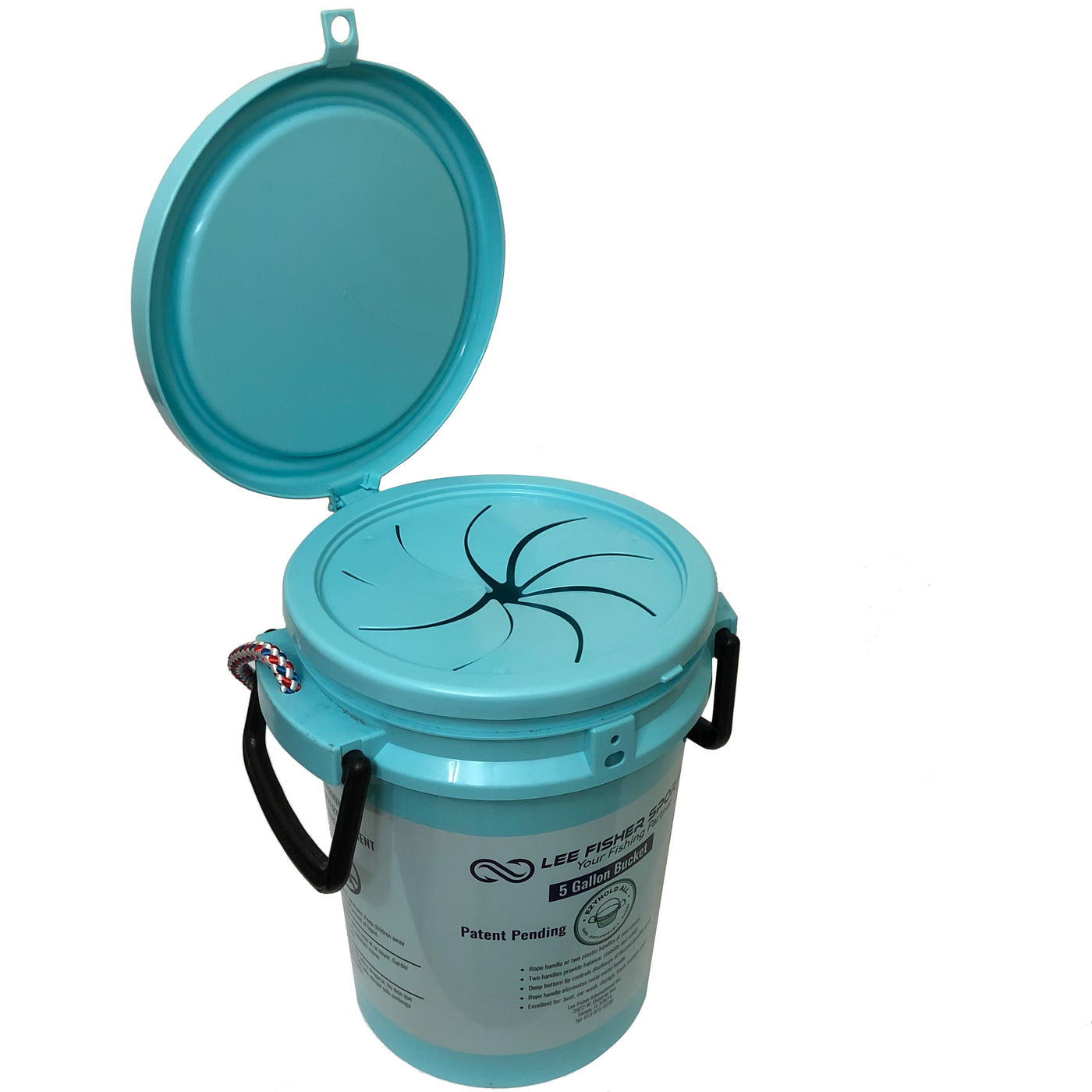 Bucket Trash Cover Lid-Great for home, office, outdoor activities keeping waste inside and preventing fly, insect.