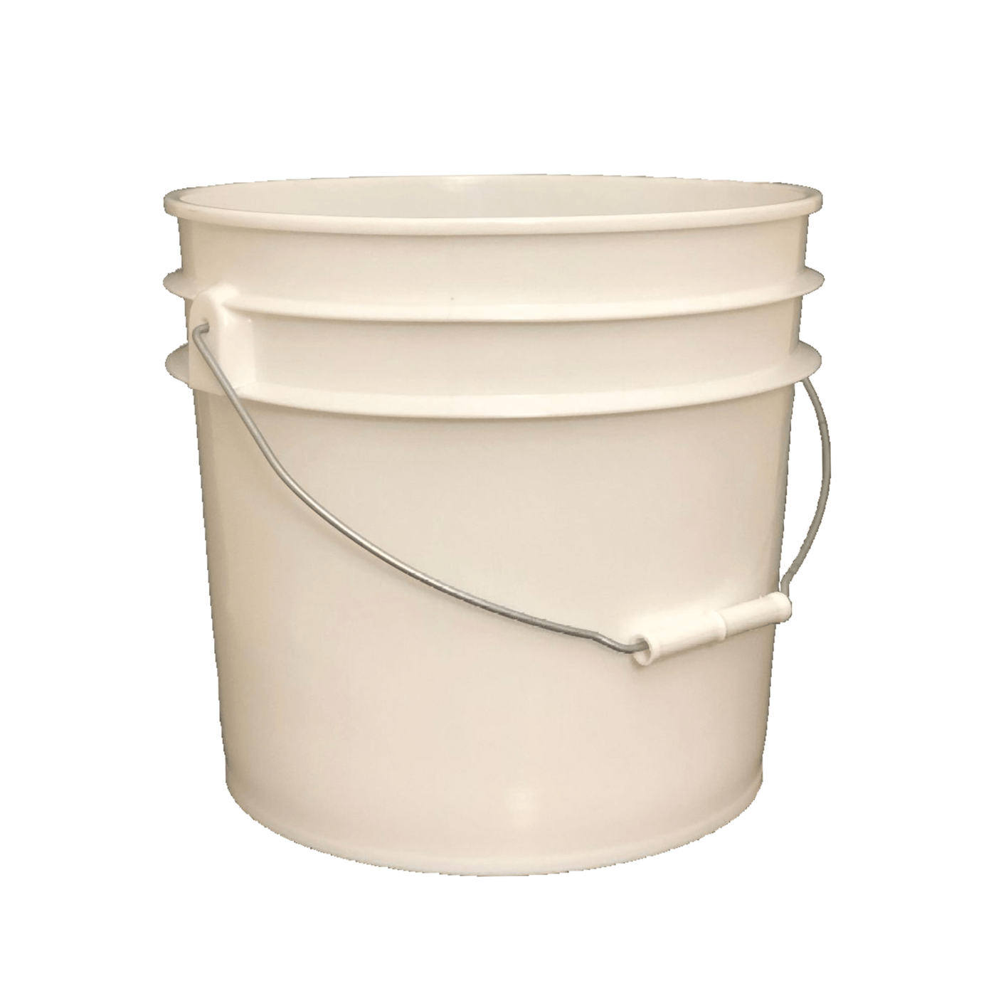 Lee Fisher Sports Bucket Lee Fisher Sports Bucket - Metal Handle without Lid, White